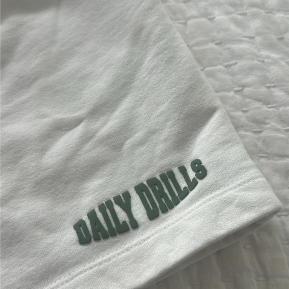 Daily Drills White Women's Drawstring Shorts - Picture 3 of 3
